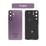 Back Glass with Camera Lens and Adhesive for Samsung Galaxy S24 Plus (Purple)