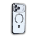 Pure Snap Transparent Magsafe Case With Camera Protector For iPhone 17 Pro Max - Silver