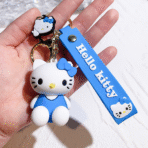 KeyChain Hello KItty Teal