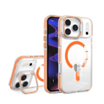 Leo Magsafe case For camera kick stand iPhone=17 Pro(Orange)