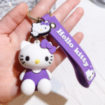 KeyChain Hello KItty Purple