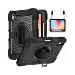 Defend Shield Havey duty with pen slot iPad Case for=Air4/Air5/2022(10.9) Black (2018/2020/2021/2022)