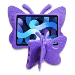 Butterfly Case with Pen Slot for iPad=AIR 4/AIR 5/2022(11"/10.9")=Purple(2018/2020/2021/2022)