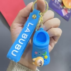 Keychain Labubu Shoe Blue
