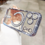 Magshine Glitter Magsafe Case For iPhone 17 Air - Blue