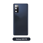 Back Glass with Camera Lens and Adhesive for Samsung Galaxy S20 FE Cloud Navy