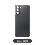 Back Glass with Camera Lens and Adhesive for Samsung Galaxy S21 FE Graphite