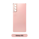 Back Glass with Camera Lens and Adhesive for Samsung Galaxy S21 Phantom Pink