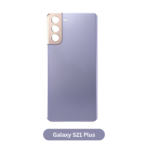 Back Glass with Camera Lens and Adhesive for Samsung Galaxy S21 Plus Phantom Violet