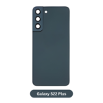 Back Glass with Camera Lens and Adhesive for Samsung Galaxy S22 Plus Green