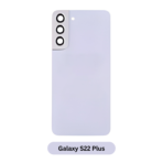 Back Glass with Camera Lens and Adhesive for Samsung Galaxy S22 Plus Violet