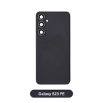 Back Glass with Camera Lens and Adhesive for Samsung Galaxy S23 FE Graphite