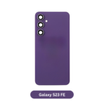Back Glass with Camera Lens and Adhesive for Samsung Galaxy S23 FE Purple