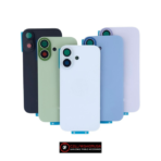 Back Glass with Wireless (NFC) and MagSafe Magnet for iPhone 17 (Mist Blue) Premium - Image 2