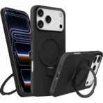 360 Grip Magsafe Silicone Case For iPhone 14 Pro Max Black