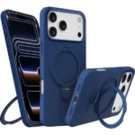 360 Grip Magsafe Silicone Case For iPhone 14 Pro Max Blue