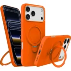 Core 360 Grip Magsafe Silicone Case For iPhone-17Pro-Orange