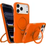 CORE 360 Grip Magsafe Silicone Case For iPhone-16E/17E-Orange