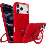 Core 360 Grip Magsafe Silicone Case For iPhone-17Pro-Red