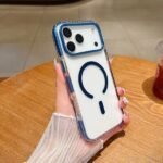 Aura Clear Magsafe Case For iPhone-11-blue