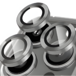 Camera Lens Tempered Glass Ring for iPhone 16 Pro/16 Pro Max Titanium