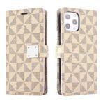 Axis Wallet Case For Samsung-S25ultra-Tringle Bige