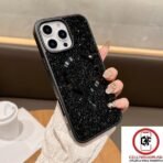Moonlight glitter magsafe case for iphone-14plus/15plus-black