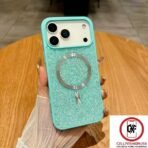 Moonlight glitter magsafe case for iphone-14plus/15plus-teal