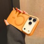 Nexus matte magsafe case for iphone-16pro-orange